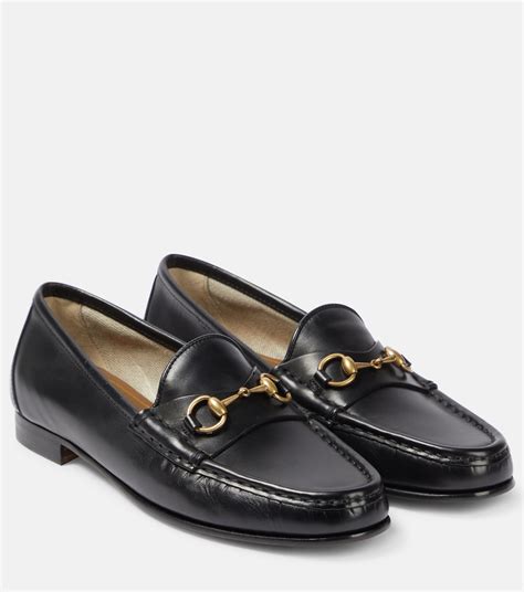 gucci 1953 horsebit loafer womens|women's leather horsebit loafer.